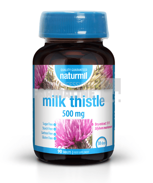 Milk Thistle 500 mg 90 tablete 1 Milk Thistle 500 mg 90 tablete