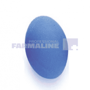 Minge silicon ovala antistres albastru ( medium )