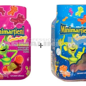Minimartiei Gummy Echinacea 60 jeleuri + Gummy Bone Active 60 jeleuri 50% din al II-lea produs