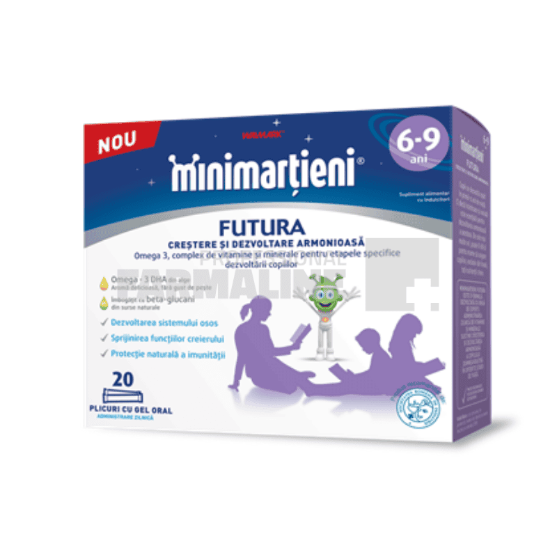 Minimartieni futura 6-9 ani 20 plicuri