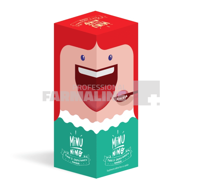 Minunino Sirop tuse si expectoratie coacaze 100 ml 1 Minunino Sirop tuse si expectoratie coacaze 100 ml