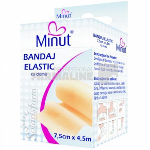 Minut Bandaj Elastic cu clema 7