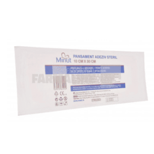 Minut Pansament adeziv steril 10 cm x 30 cm
