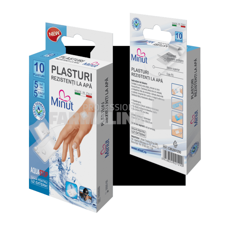 Minut Plasturi rezistenti la apa 10 bucati