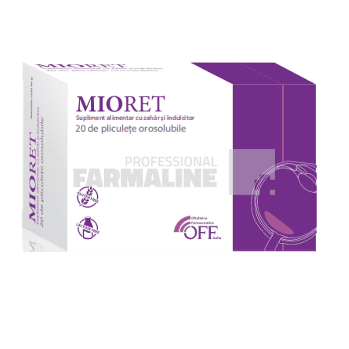 Mioret Granule orodispersabile 20 plicuri