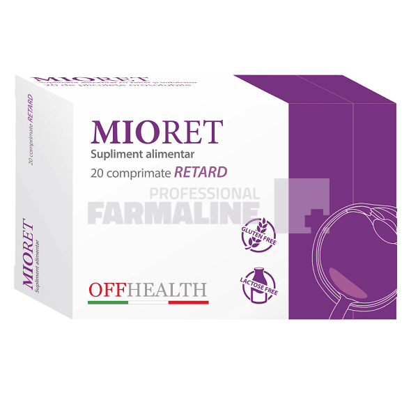 Mioret retard 20 comprimate