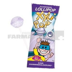 Miradent Lollipop Acadele cu aroma de afine pentru preventie dentara 25 acadele