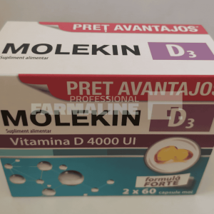Molekin D3 4000 U.I. Set 2 x 60 capsule moi