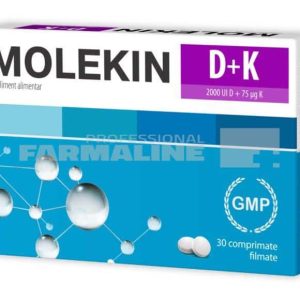 Molekin vitamina D + K 30 comprimate