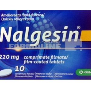 Nalgesin 220 mg 10 comprimate filmate