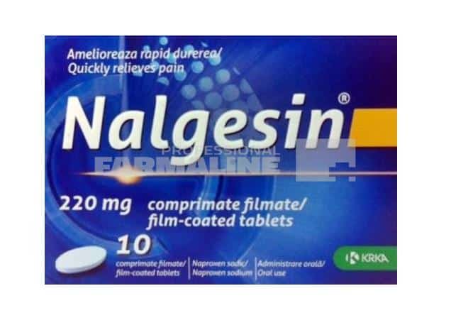 Nalgesin 220 mg 10 comprimate filmate 1 Nalgesin 220 mg 10 comprimate filmate