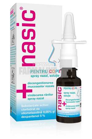 Nasic spray nazal pentru copii 0.5 mg/50 mg/ml 10 ml 1 Nasic spray nazal pentru copii 0.5 mg/50 mg/ml 10 ml