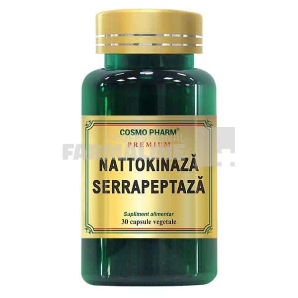 Nattokinaza Serrapeptaza 30 capsule