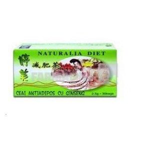 Naturalia Diet Ceai antiadipos cu Ginseng 30 plicuri