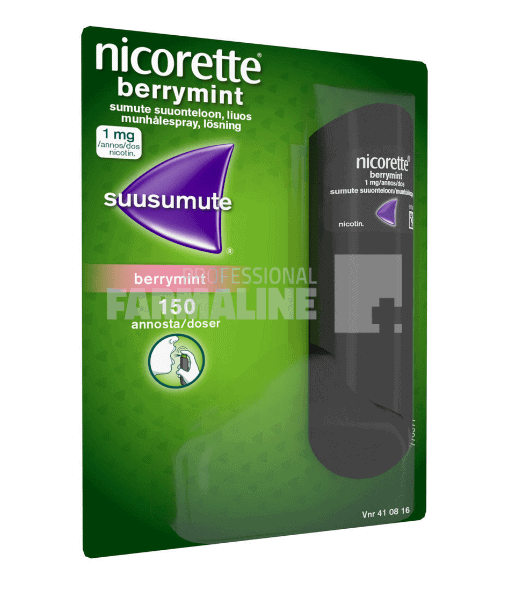 Nicorerette MSP Berry 1mg/spray 1 Nicorerette MSP Berry 1mg/spray