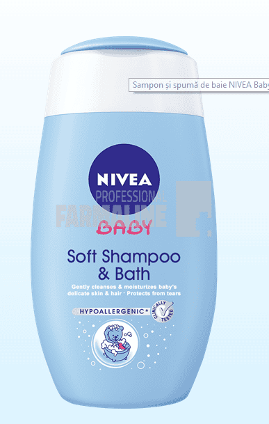 Nivea 80522.91 Baby Sampon si spuma de baie 200 ml 1 Nivea 80522.91 Baby Sampon si spuma de baie 200 ml