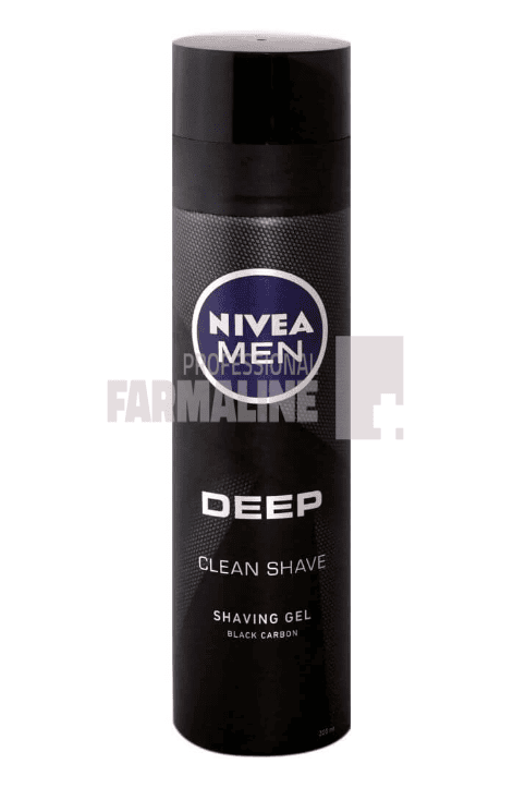 Nivea 81789 Deep Gel ras black carbon 200 ml 1 Nivea 81789 Deep Gel ras black carbon 200 ml