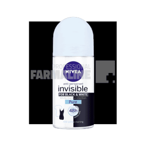 Nivea 82234 Invisible for Black&White Deorodant roll-on 50 ml