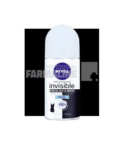 Nivea 82234 Invisible for Black&White Deorodant roll-on 50 ml 1 Nivea 82234 Invisible for Black&White Deorodant roll-on 50 ml