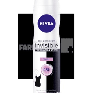 Nivea 82237 Invisible for Black&White Clear Deodorant spray 150 ml