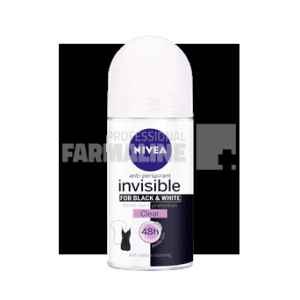 Nivea 82240 Invisible for Black&White Clear Deodorant roll-on 50 ml