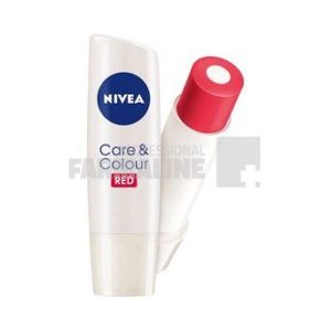 Nivea 85276 Care & Colour Red Balsam de buze 4