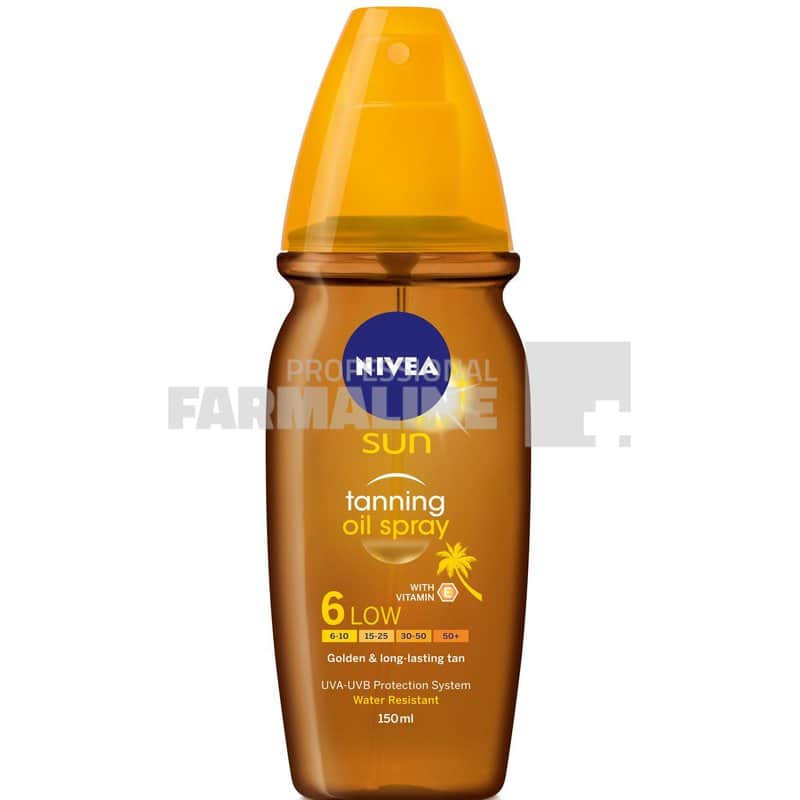 Nivea 85779 Sun ulei spray de plaja SPF6 150 ml