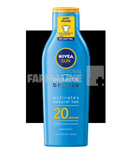 Nivea 85824 Sun Lotiune protectie solara si bronzare rapida SPF20