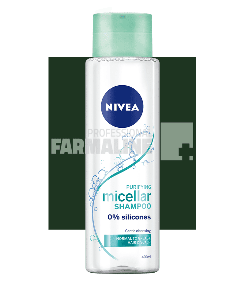 Nivea 88661 Sampon micelar par gras 400 ml 1 Nivea 88661 Sampon micelar par gras 400 ml