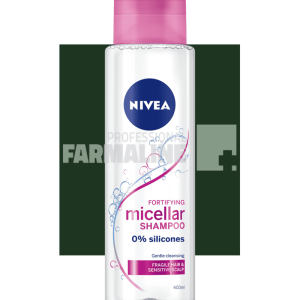 Nivea 88662 Sampon micelar pentru par fragil 400 ml