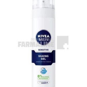 Nivea Men 81740 Sensitive Gel de ras ten sensibil 200 ml
