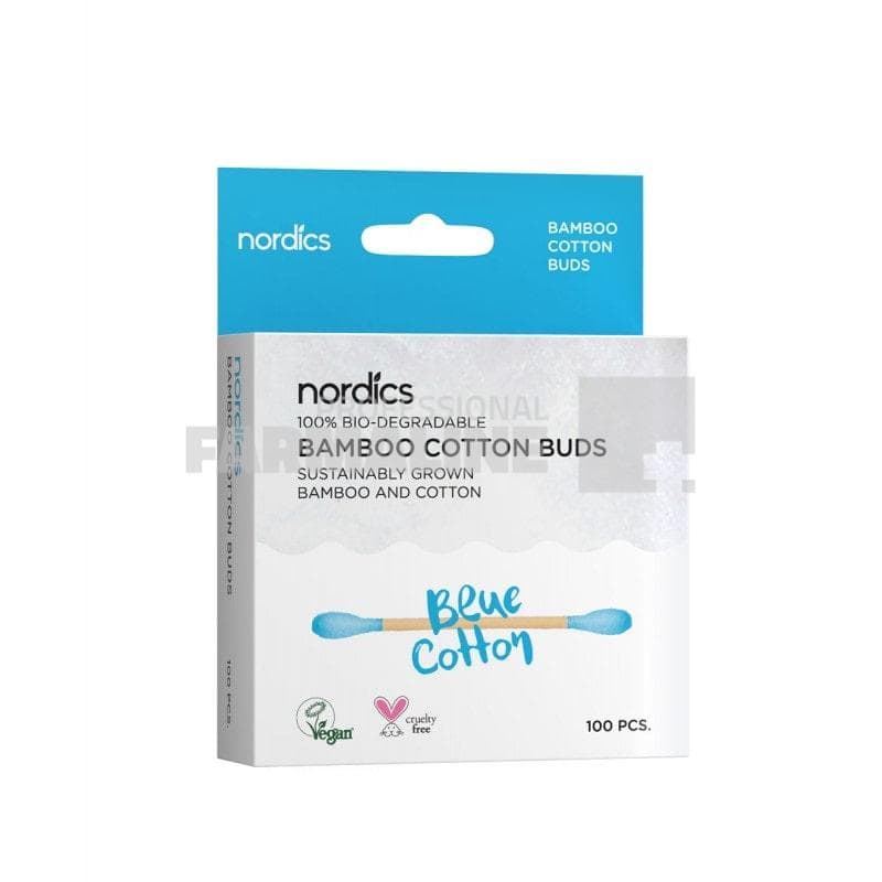 Nordics Betisoare pentru urechi 100 bucati