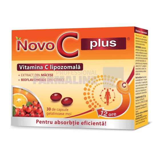 Novo C Plus Vitamina C lipozomala 30 capsule