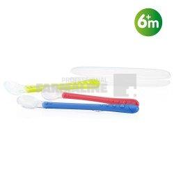 Nuby 5556 Lingurita flexibila 6+ luni