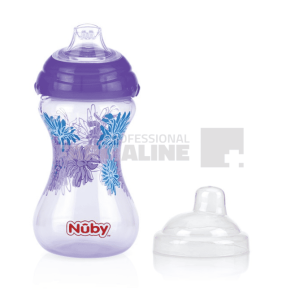 Nuby Designer series"Pahar Stop picatura "Click -Lock'' 6+ luni 300 ml