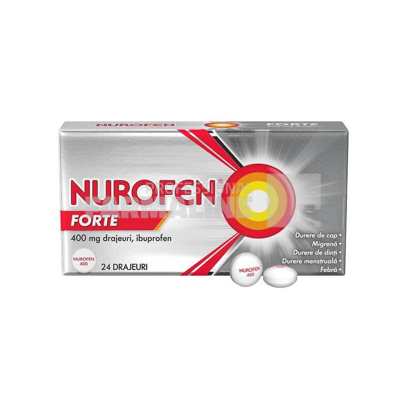 Nurofen Forte 400 mg 24 drajeuri
