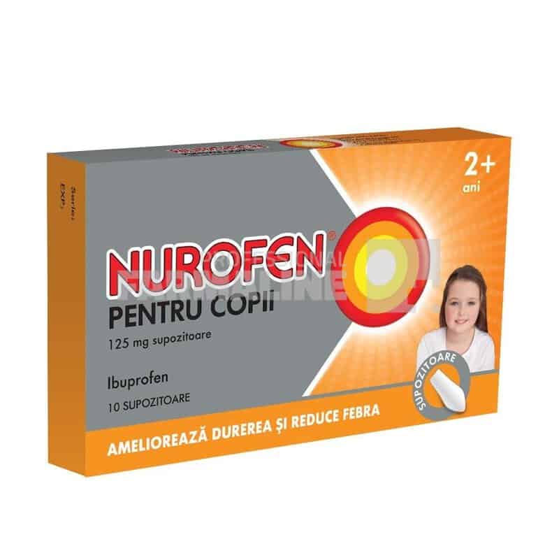 Nurofen pentru copii 125 mg 10 supozitoare