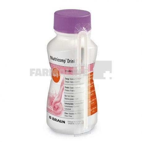 Nutricomp Drink Plus aroma de capsuni 200 ml