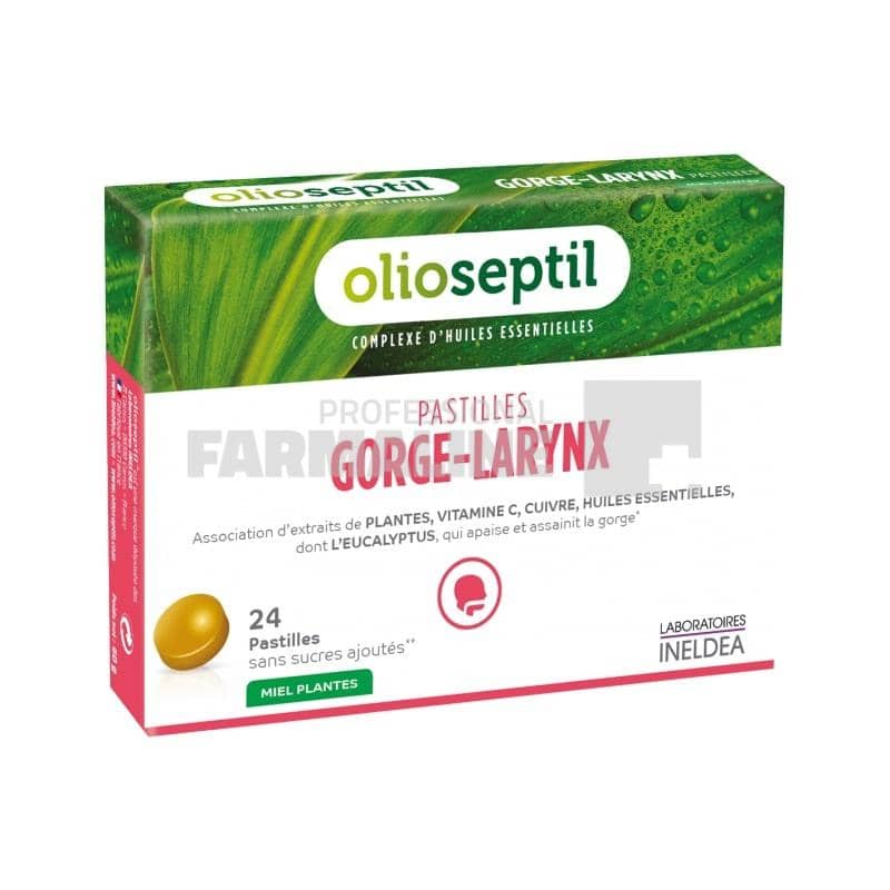 OLIOSEPTIL GEORGE-LARYNX X 24 TB. SUPT. LAB.INELDEA