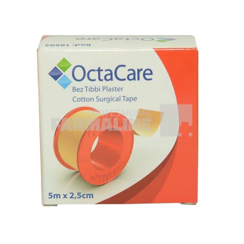 OctaCare Banda adeziva pe suport textil 2.5 cm x 5 m
