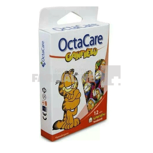 OctaCare Plasturi Garfield 12 bucati