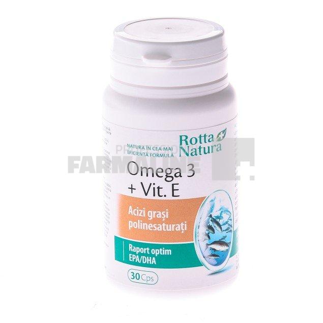 Omega 3 1000 mg cu Vitamina E 30 comprimate