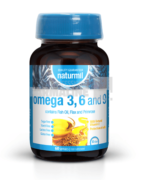 Omega 3 - 6 - 9 60 capsule gelatinoase moi 1 Omega 3 - 6 - 9 60 capsule gelatinoase moi