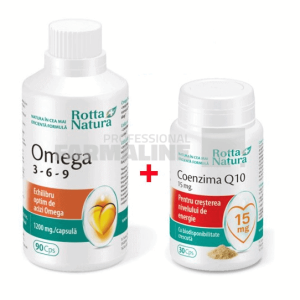 Omega 3-6-9 90 capsule + Coenzima Q10 30 capsule