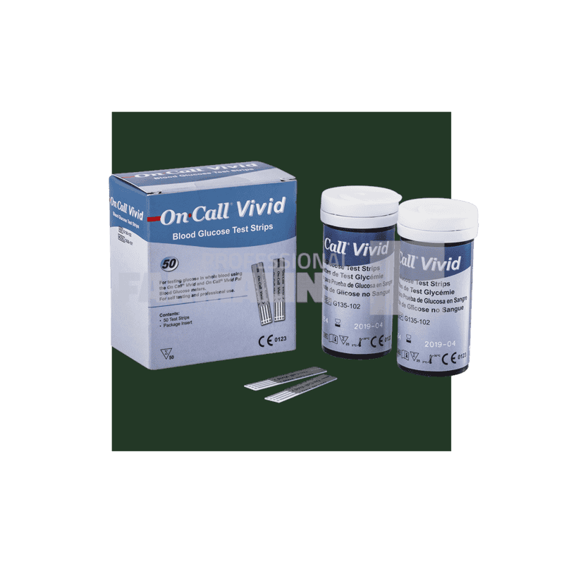 On Call Vivid Teste glicemie 50 bucati