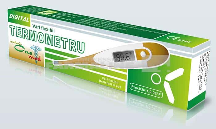 One Med DT12 Termometru digital rezistent la apa 1 One Med DT12 Termometru digital rezistent la apa