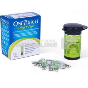 One Touch Select Plus Teste de glicemie 50 bucati