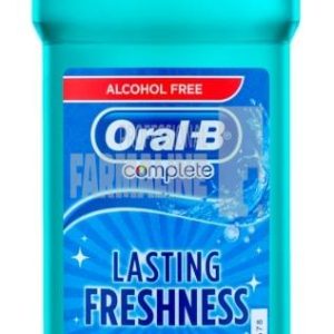 Orabl B Complete Cool Mint Lasting Freshness Apa de gura fara alcool 500 ml