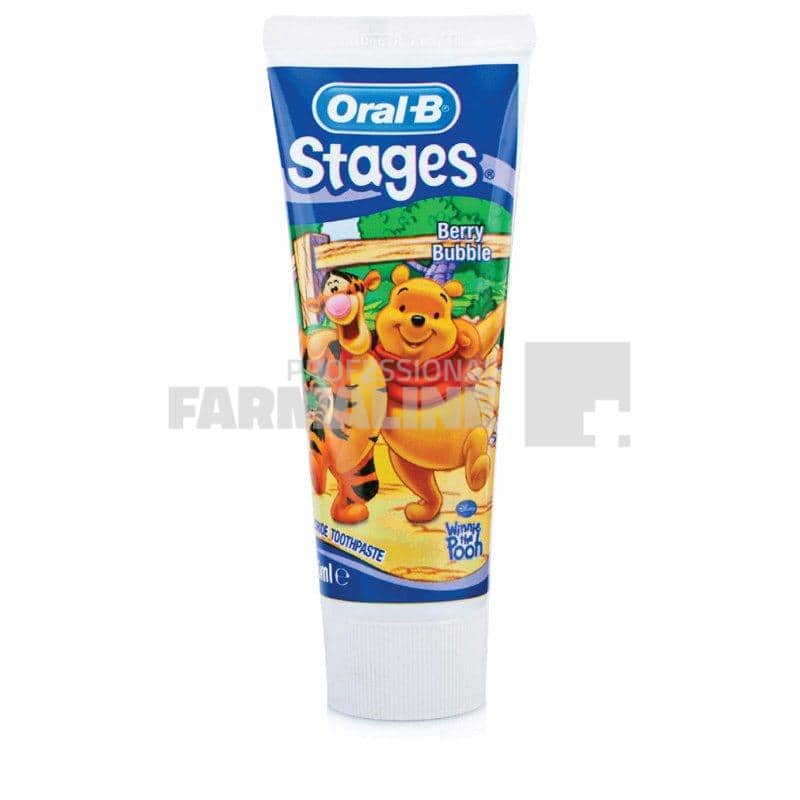 Oral B Pasta de Dinti Baby Winnie 0-2 Ani - Siguranță și Distracție 1 Oral B Pasta de dinti baby winnie 0-2 ani 75 ml