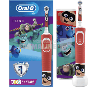 Oral B Periuta dinti electrica copii braun vitality D100 Pixar